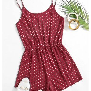 Sale 🎉NEW! Size 6, 10 or 12 Polka Dot Cami Romper